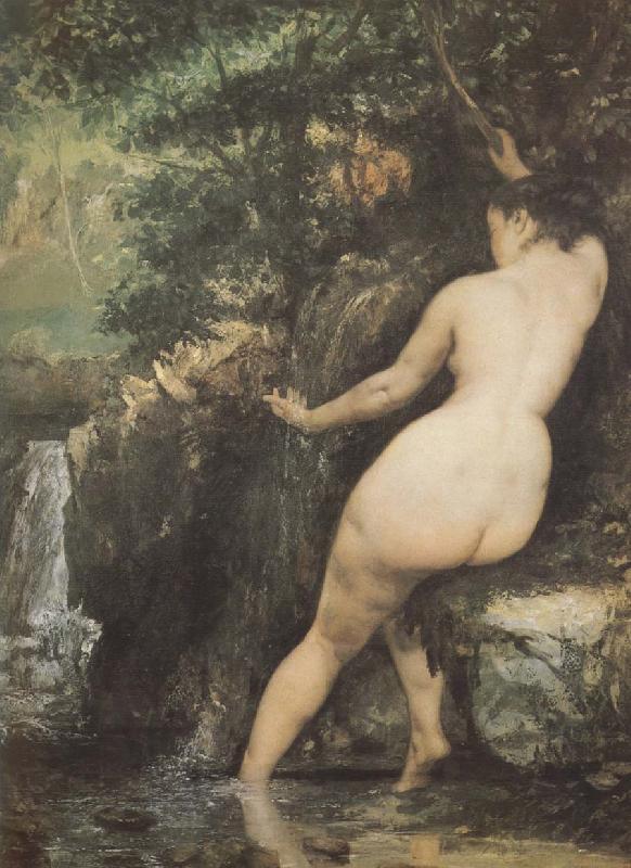 Gustave Courbet Bather oil painting picture